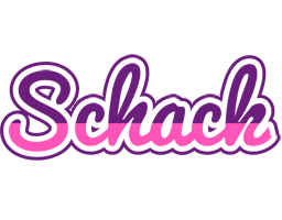 Schack cheerful logo