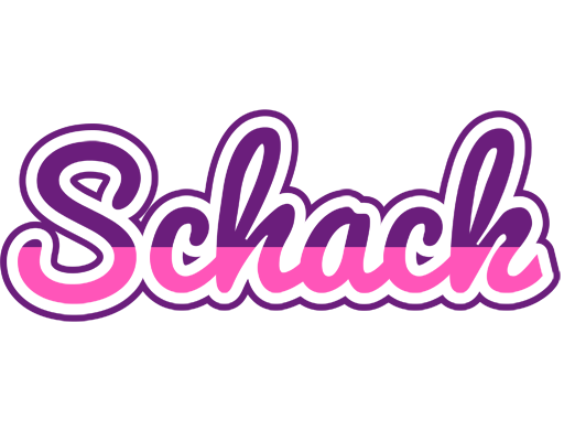 Schack cheerful logo