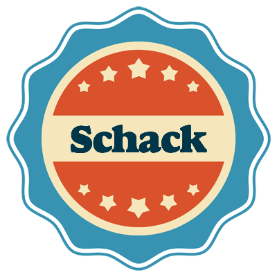 Schack labels logo
