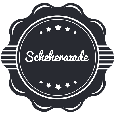 Scheherazade badge logo
