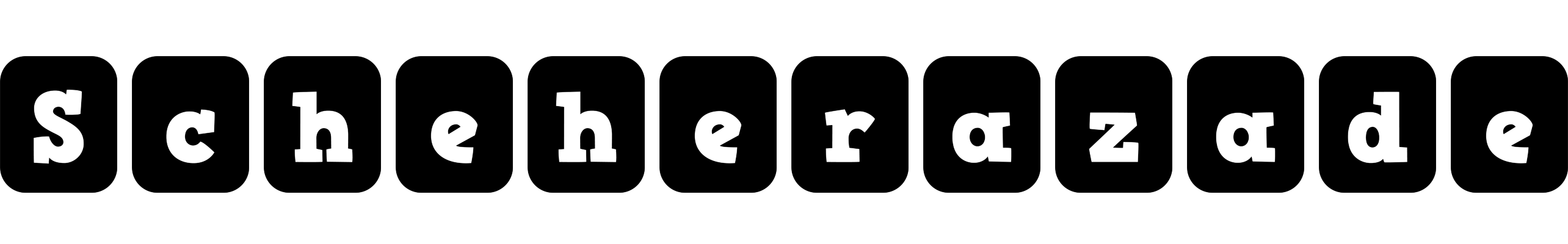 Scheherazade box logo