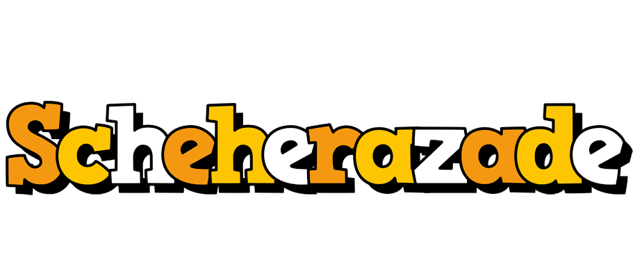 Scheherazade cartoon logo