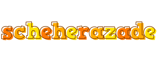 Scheherazade desert logo