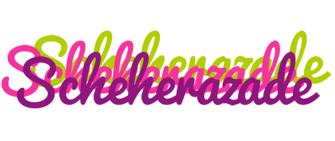 Scheherazade flowers logo