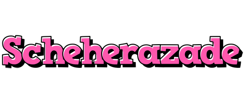 Scheherazade girlish logo