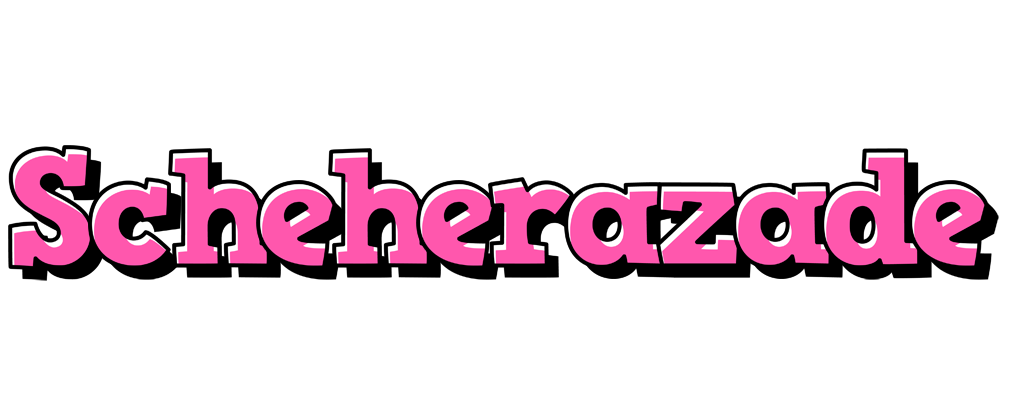 Scheherazade girlish logo