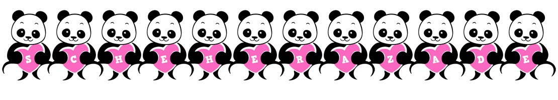 Scheherazade love-panda logo