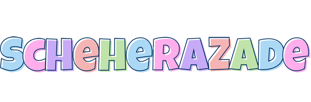 Scheherazade pastel logo