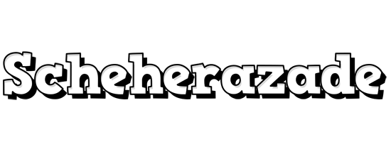 Scheherazade snowing logo