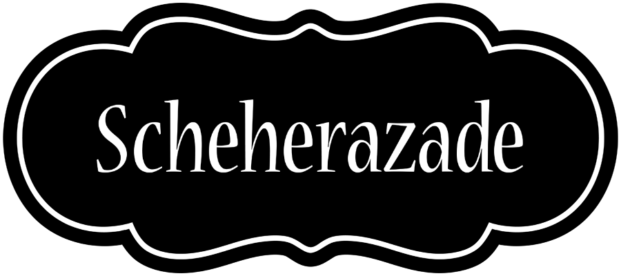 Scheherazade welcome logo