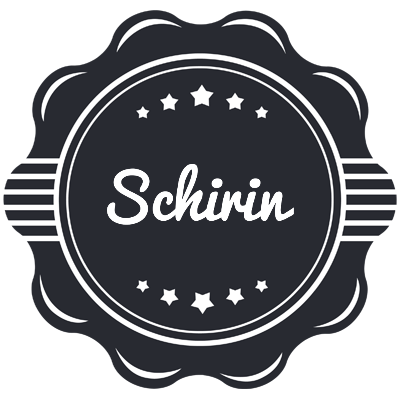 Schirin badge logo