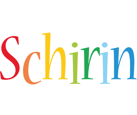 Schirin birthday logo