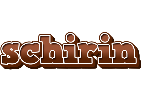 Schirin brownie logo