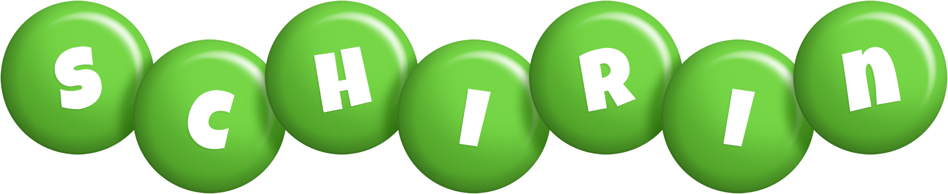Schirin candy-green logo