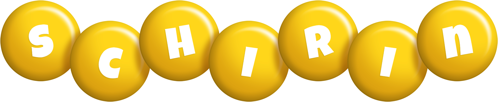 Schirin candy-yellow logo