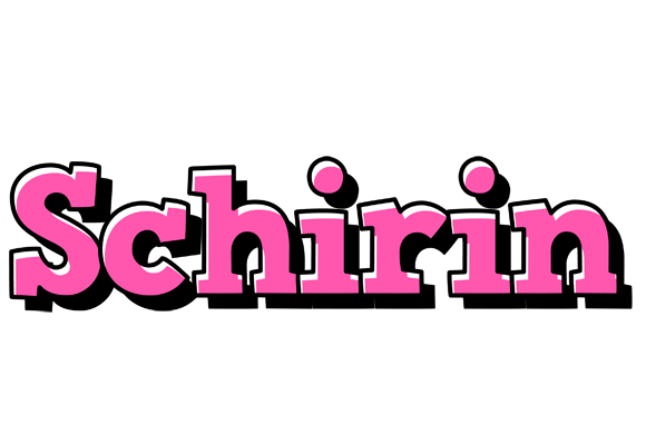 Schirin girlish logo