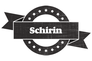 Schirin grunge logo