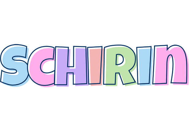 Schirin pastel logo