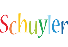 Schuyler birthday logo