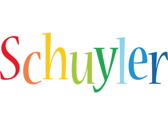 Schuyler birthday logo