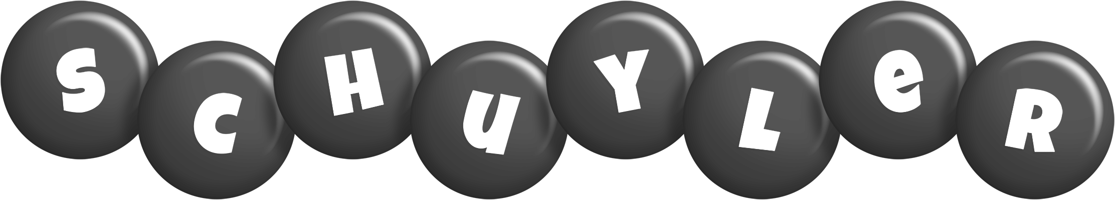 Schuyler candy-black logo