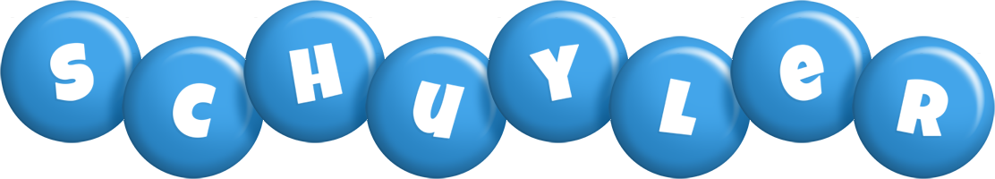 Schuyler candy-blue logo