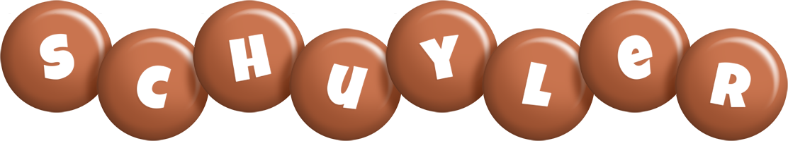 Schuyler candy-brown logo