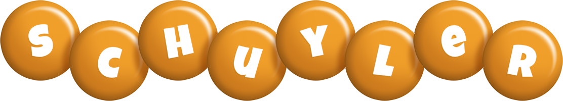 Schuyler candy-orange logo