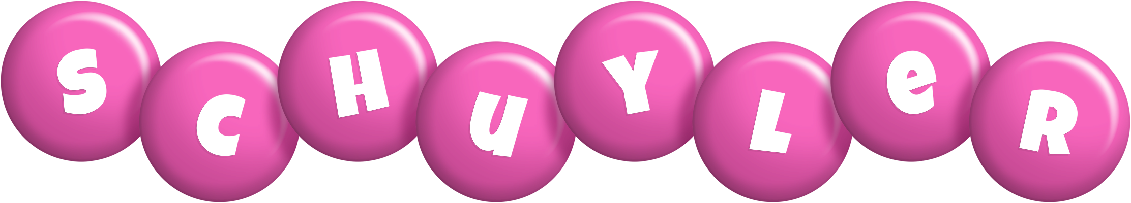 Schuyler candy-pink logo
