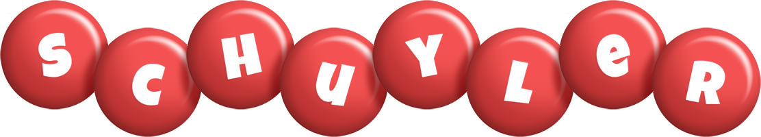 Schuyler candy-red logo