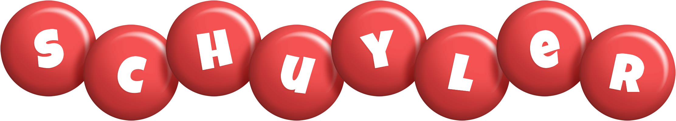 Schuyler candy-red logo