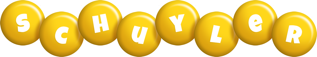 Schuyler candy-yellow logo