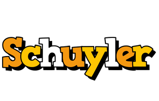 Schuyler cartoon logo