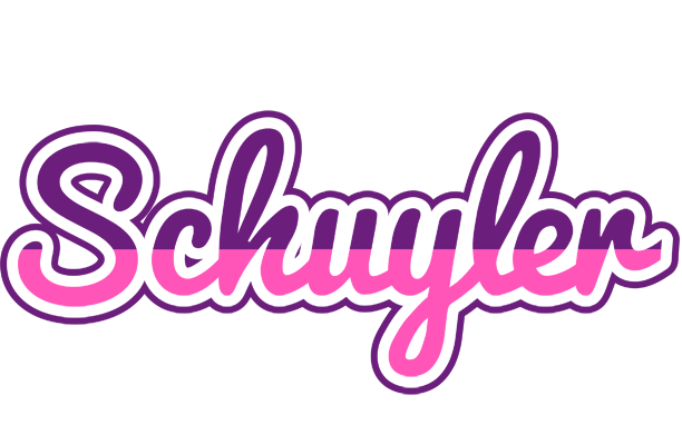 Schuyler cheerful logo