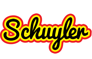 Schuyler flaming logo