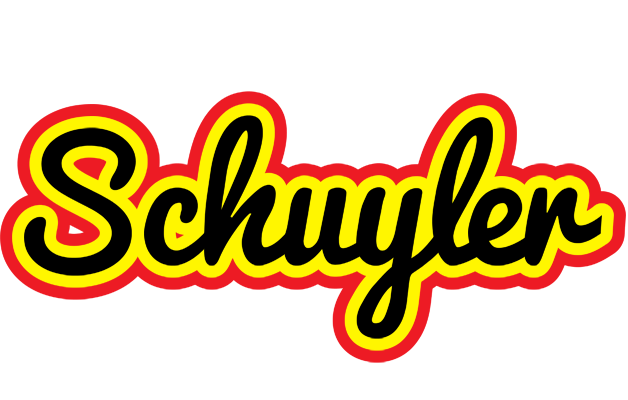Schuyler flaming logo