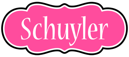 Schuyler invitation logo