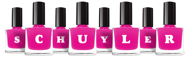 Schuyler nails logo