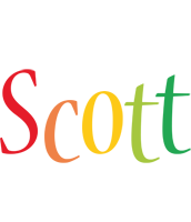 Scott birthday logo