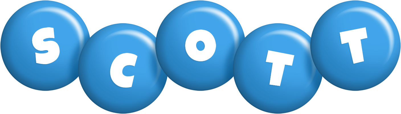 Scott candy-blue logo
