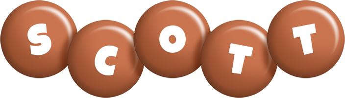 Scott candy-brown logo
