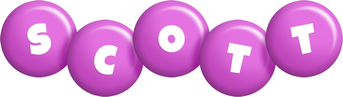 Scott candy-purple logo