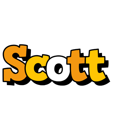 Scott cartoon logo