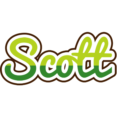 Scott golfing logo