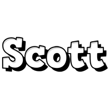 Scott snowing logo