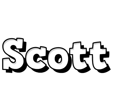 Scott snowing logo