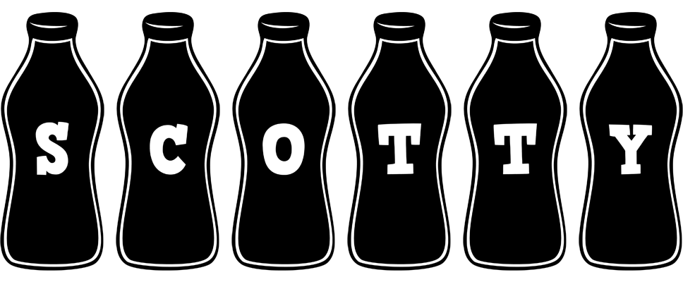 Scotty bottle logo
