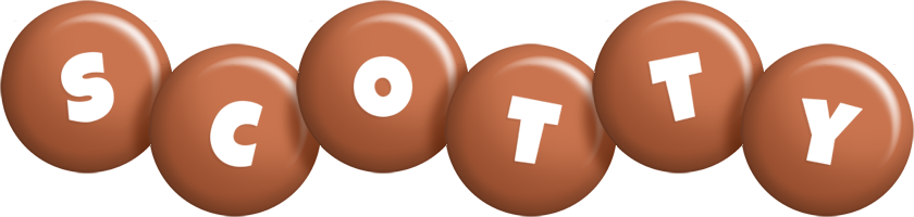 Scotty candy-brown logo