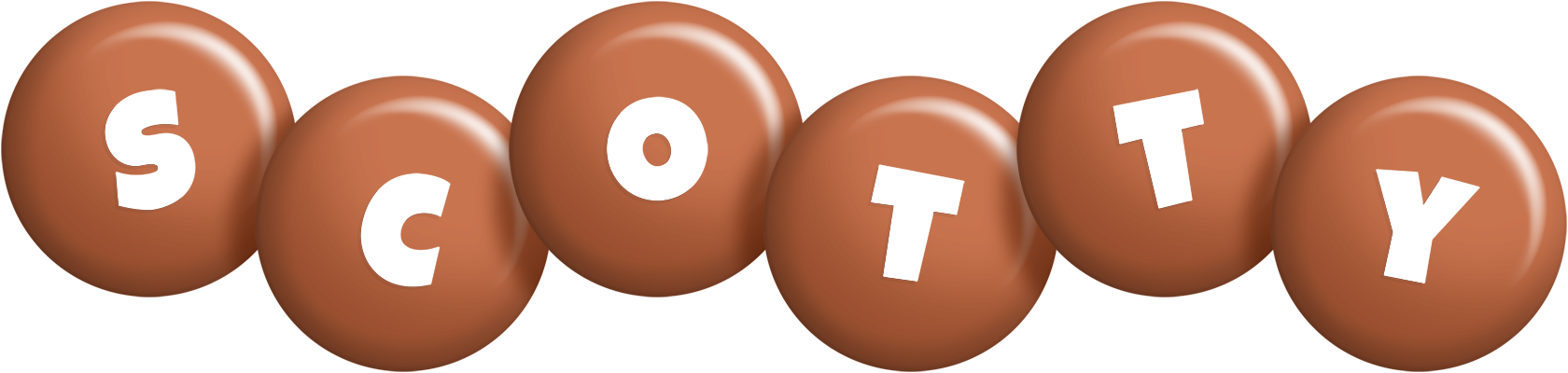 Scotty candy-brown logo