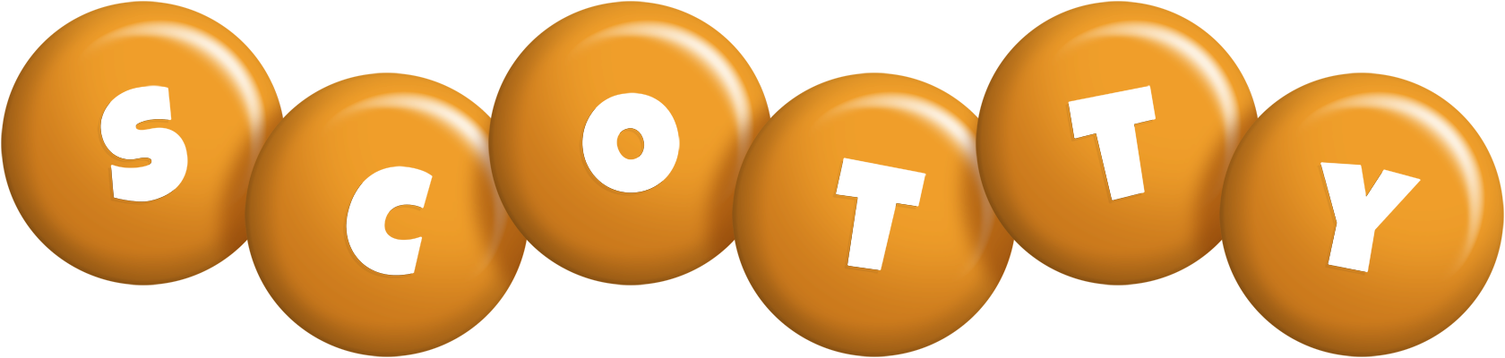 Scotty candy-orange logo
